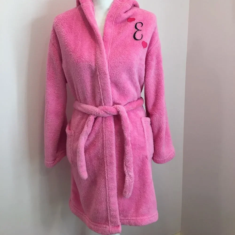 Girls Pink Robe with 